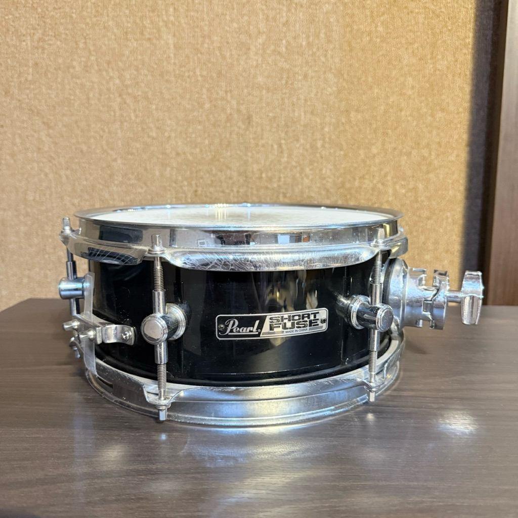 Snare Drum Pearl Piccolo Short Fuse 10x4.5#31 Black SFS10/C (SECOND/BEKAS)