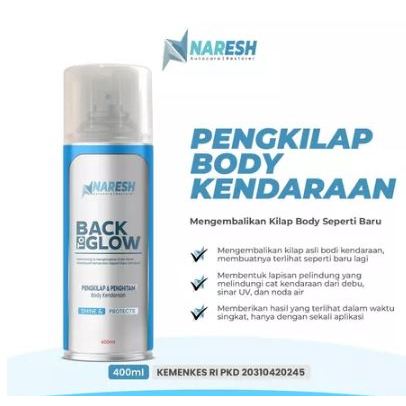 Terbaru-Naresh Pengkilap Body Motor Penghitam Body Motor Permanen