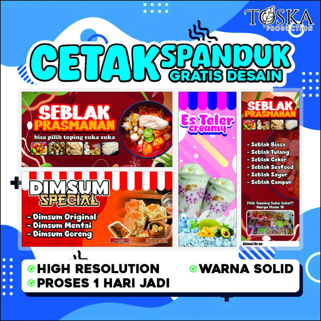 CETAK BANNER / SPANDUK / SEHARI JADI / BERBAGAI MACAM CONTOH