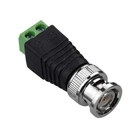 Konektor Jack DC BNC Male CCTV Connector Video Balun Coaxial BNC To DC
