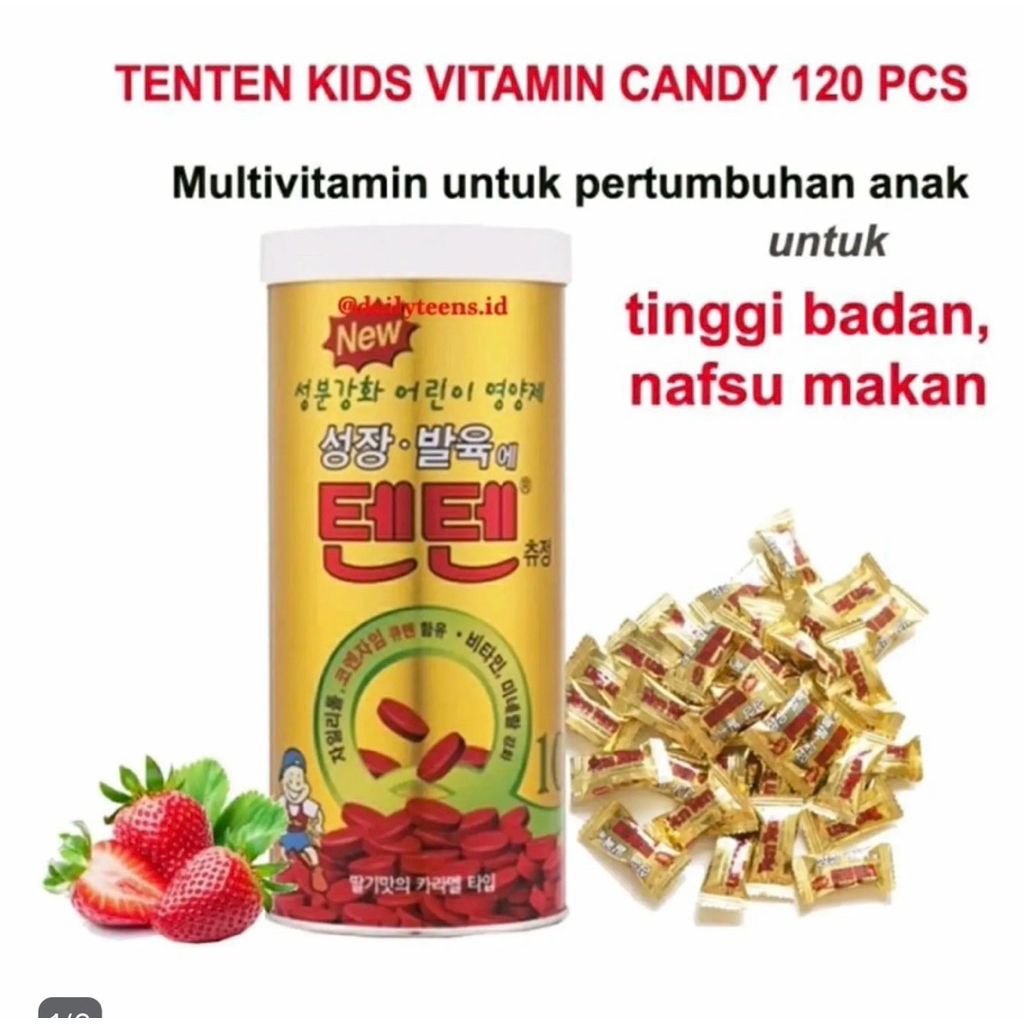 Tenten Vitamin peninggi badan KOREA ORI HANDCARRY chewable tablet