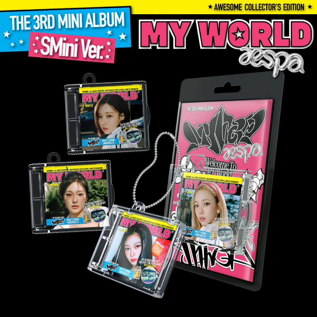 READY STOCK OFFICIAL AESPA MY WORLD SMINI