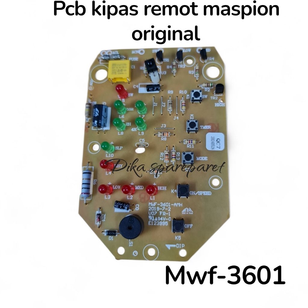 pcb kipas remot maspion mwf-3601-RC-400rc-3001rc