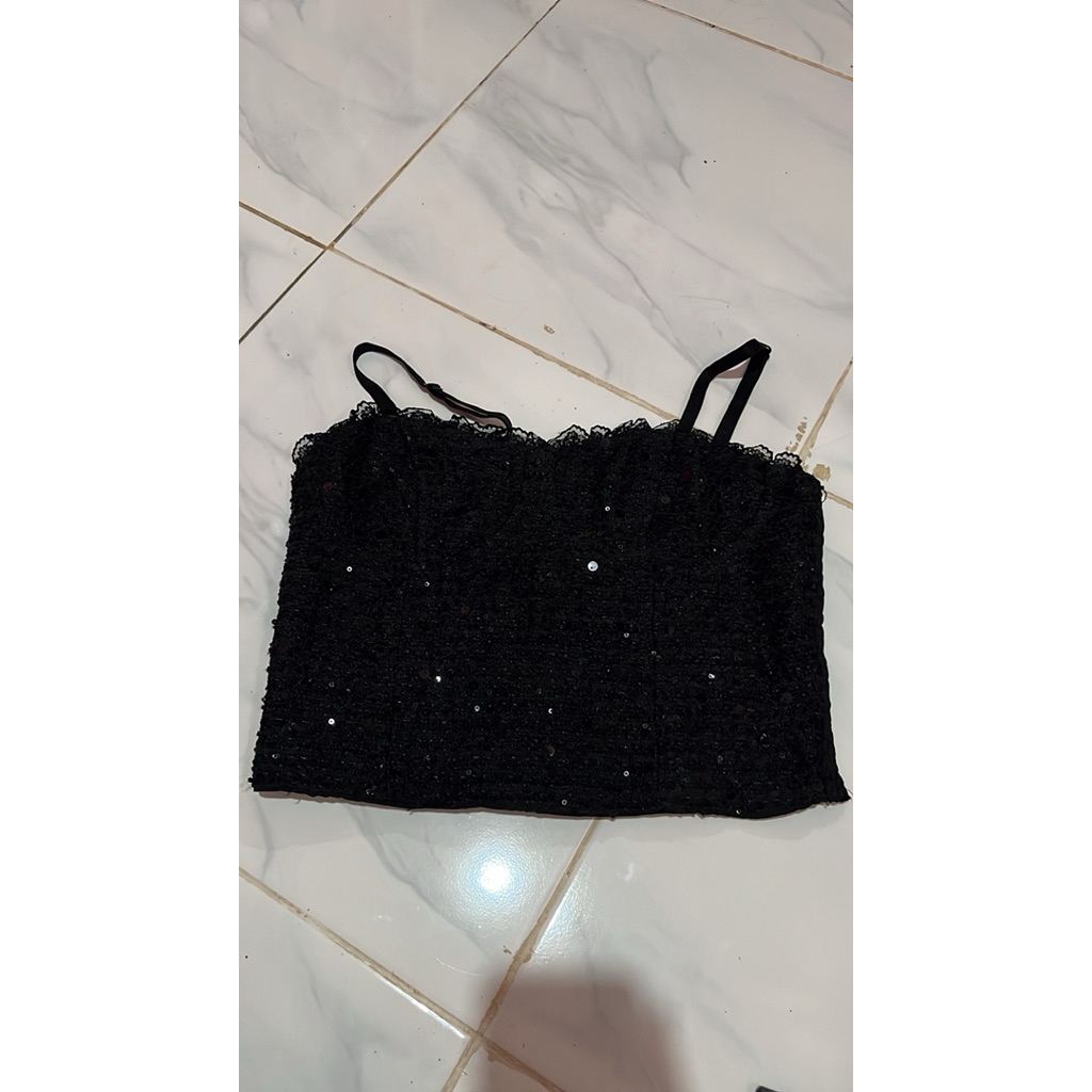 Preloved Iner tanktop manik manik