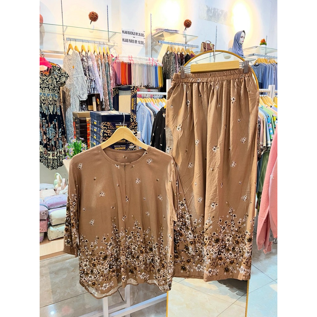 Oneset Kekinian/ Oneset Rayon Premium/ Setelan Kekinian/ Setelan Adem