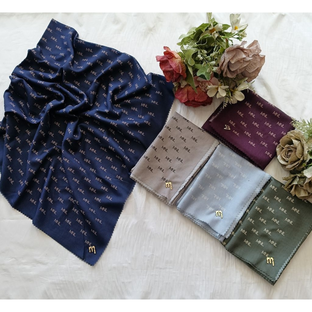 Hijab Monel Mayra Series. Kerudung Segi Empat. Monel terbaru. Monel original