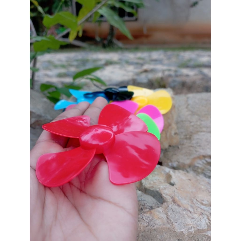 KIPAS BALING BALING MINI DIAMETER 8 CM KIPAS DINAMO LAMPU LAYANGAN DAN KREATIVITAS DIY