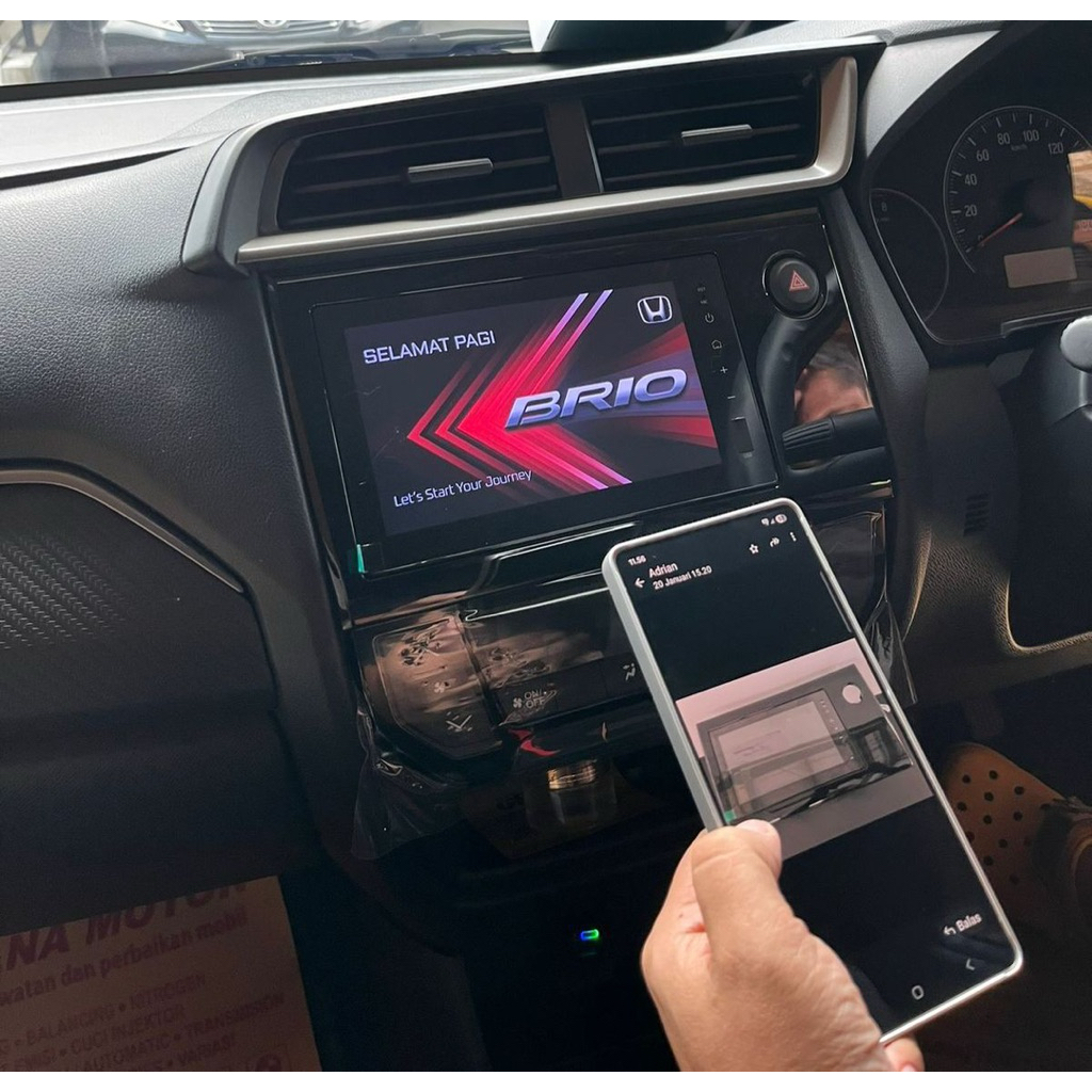 Head Unit Original Honda Brio Satya 2024