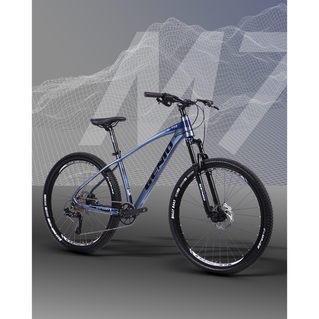 Sepeda MTB Genio M-702 Alloy 27.5" 10 Speed Brakeset Hydraulic by United