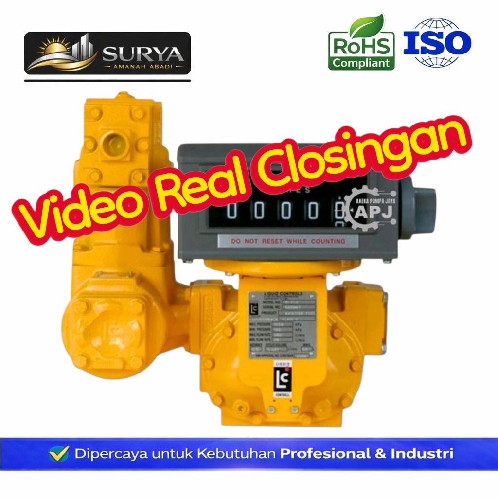 SAA - FLOW METER LC 3inch FLOWMERER SOLAR INDUSTRI LC FLOW METER Liquid Minyak 3