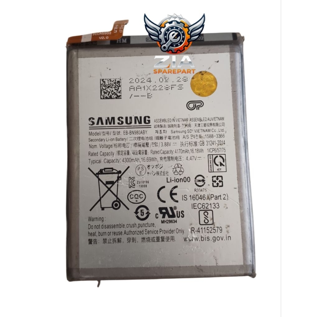 BATRE BATERAI BATTERI ORIGINAL COPOTAN SAMSUNG GALAXY NOTE 20 4G/5G EB-BN980ABY