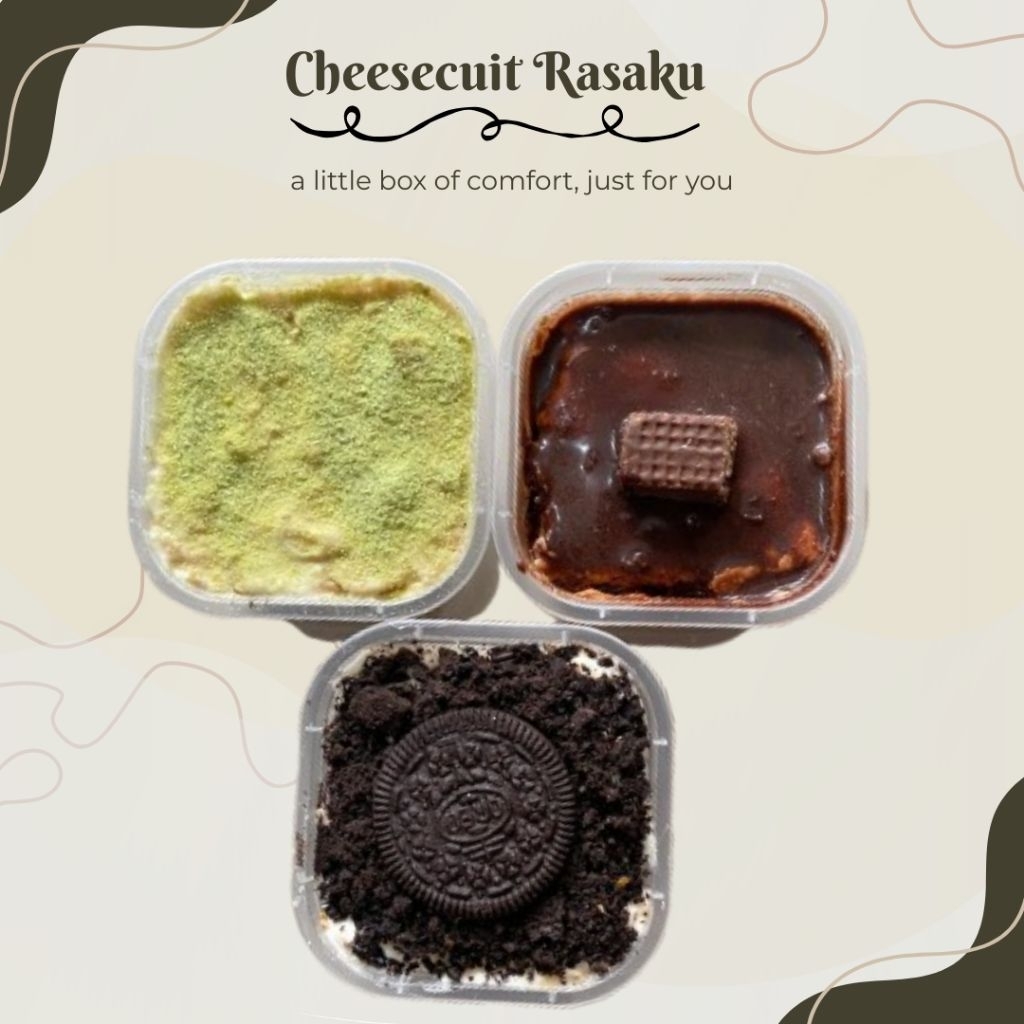 Cheesecuit Rasaku - Dessert Creamy Cheese Cup 150ml - Lembut, Lumer, Premium - Dessert Kekinian Vari