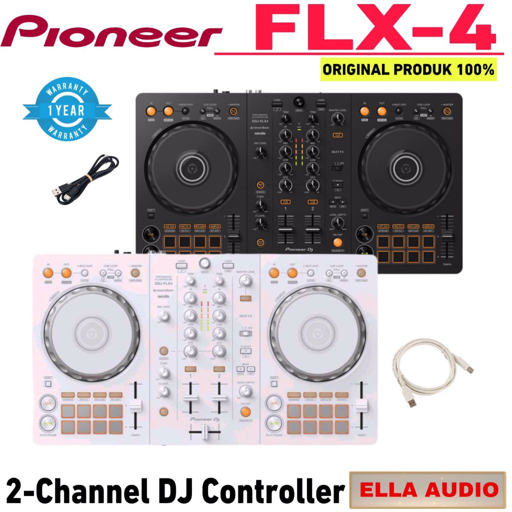 Pioneer DDJ FLX4 2-Channel DJ Controller DDJ FLX-4