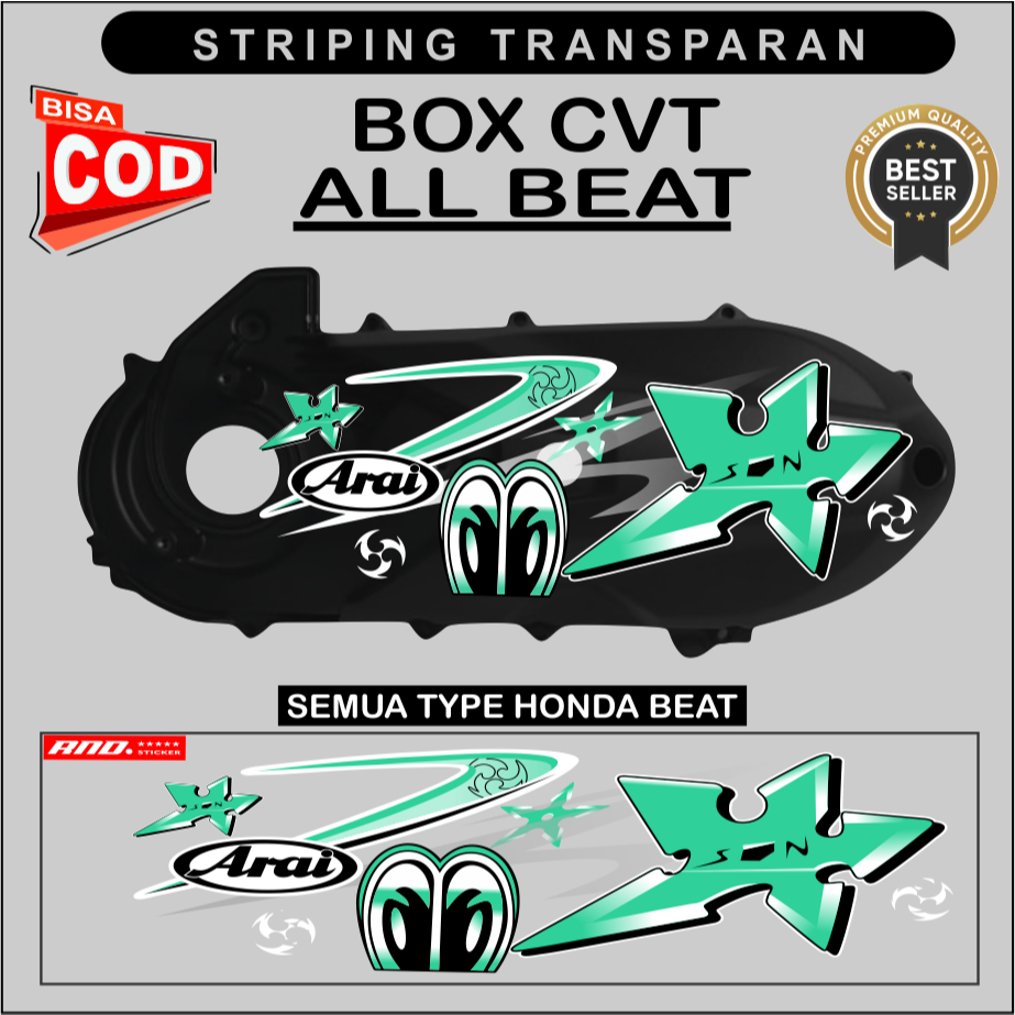 STRIPING TRANSPARAN BOX CVT ALL BEAT MOTIP TERBARU,CONCEPT MATA/STRIPING BOX CVT BEAT SIMPLE