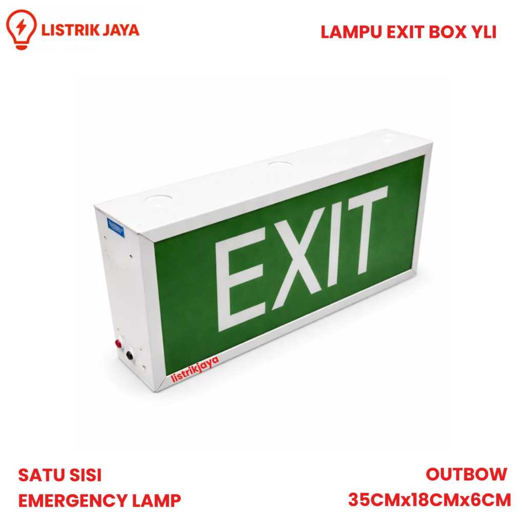 LAMPU EMERGENCY EXIT BOX / YLI EMERGENCY LAMP