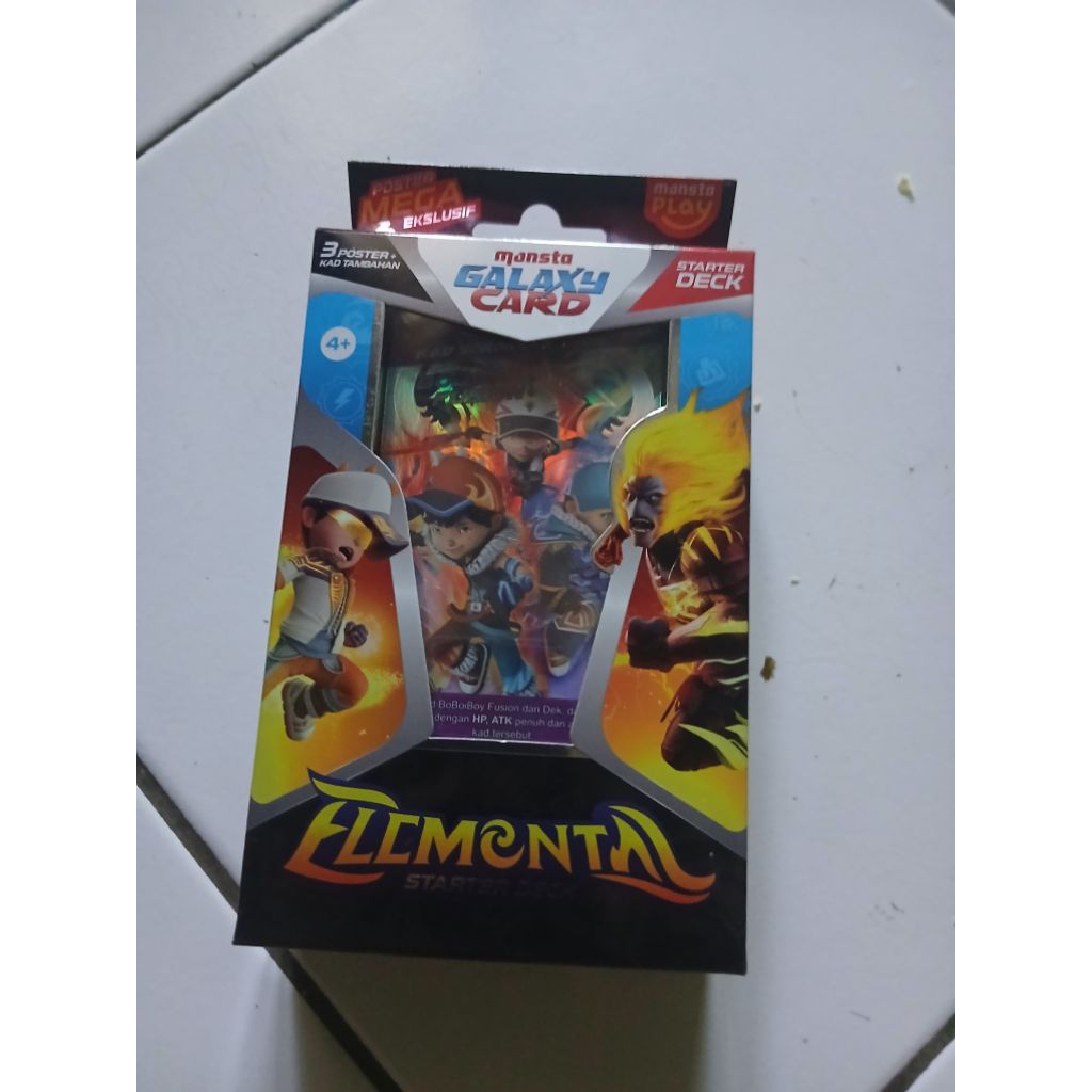 Monsta Galaxy Card Starter Deck Boboiboy Elemental
