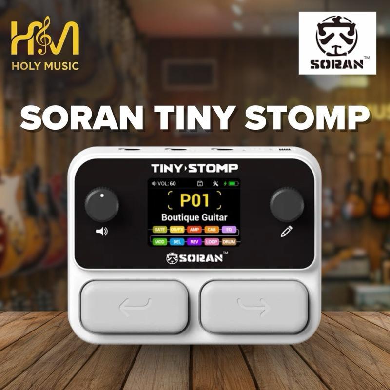 Soran Audio Tiny Stomp Desktop Amp Modeling/Multi-effects Processor Tiny Stomp Efek Gitar holy music