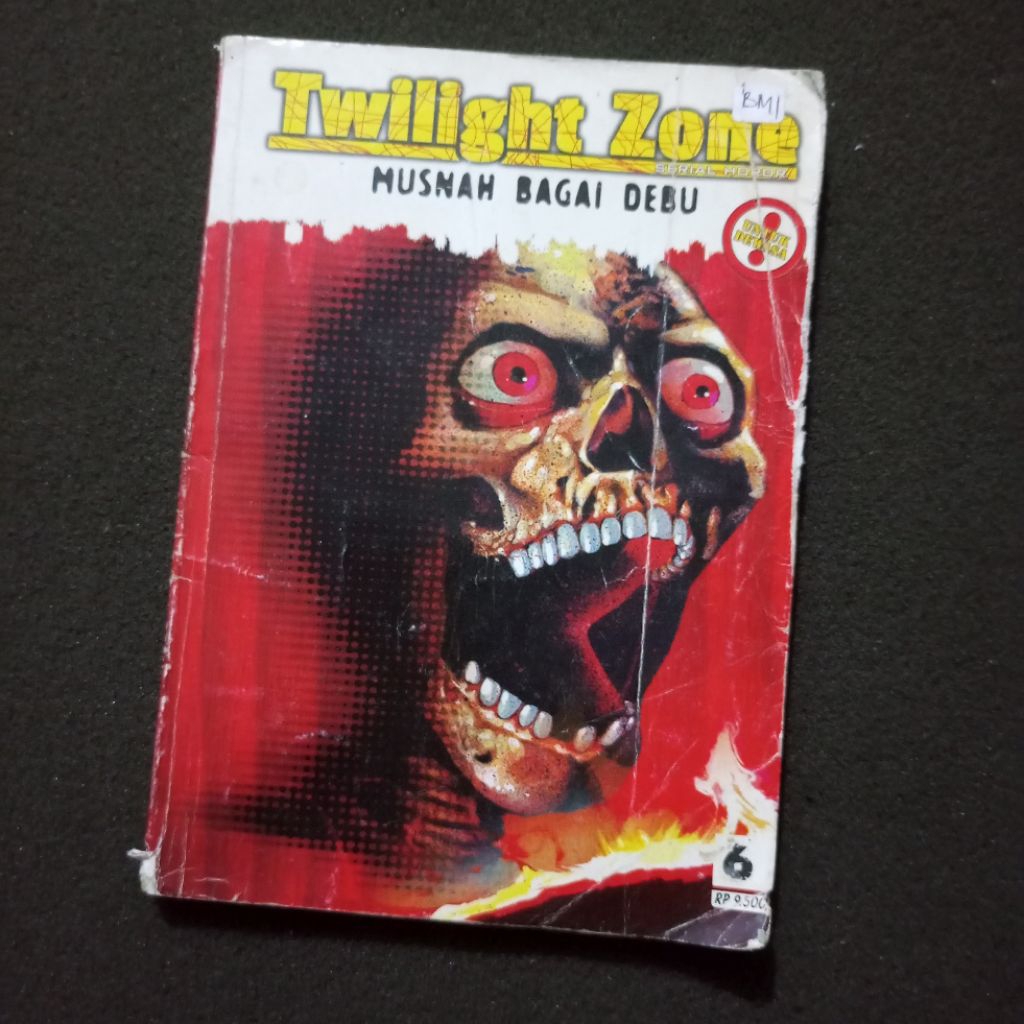 Komik Horor Twilight Zone / Musnah Bagai Debu / Edisi Indonesia Vintage