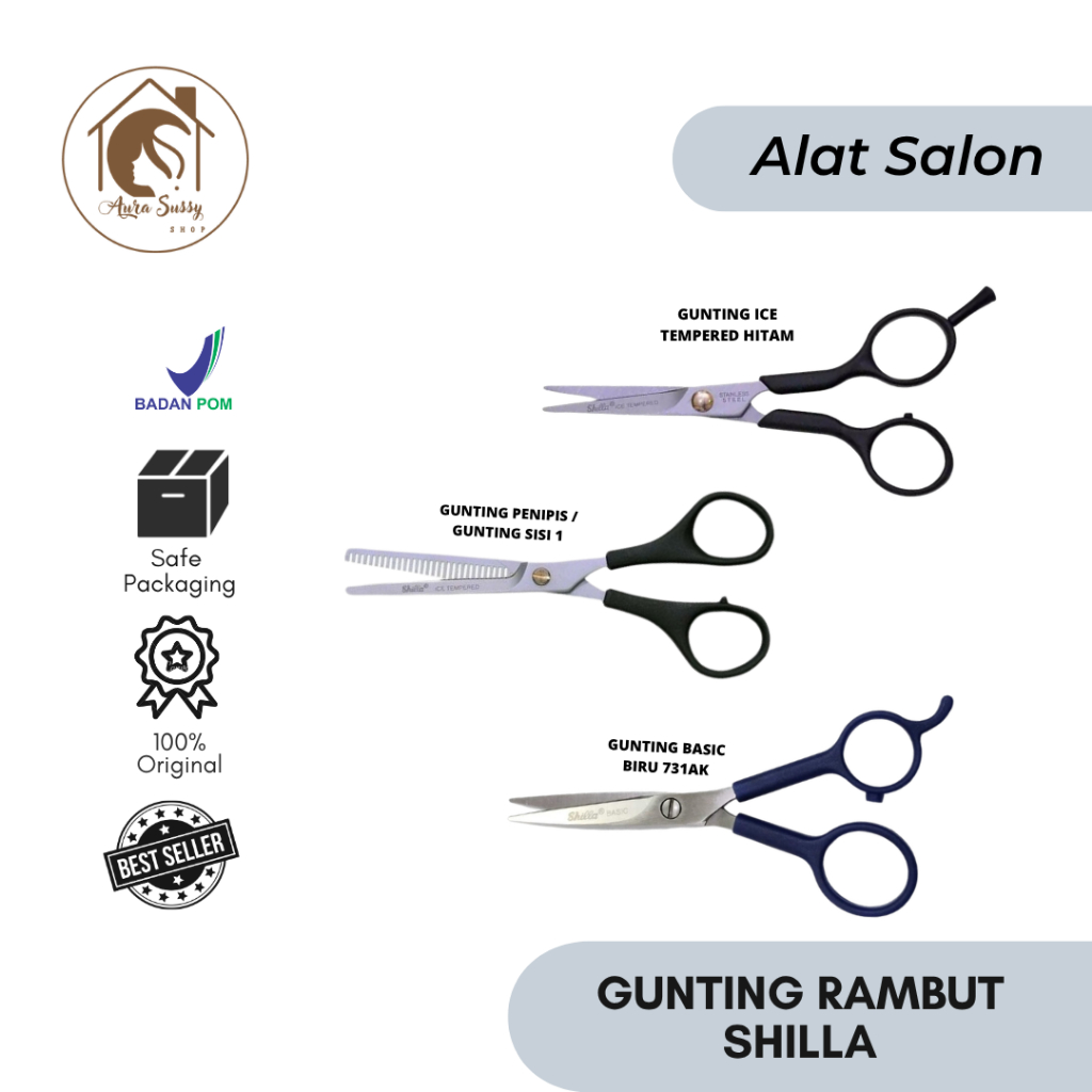 GUNTING RAMBUT SHILLA / GUNTING BASIC / GUNTING PENIPIS