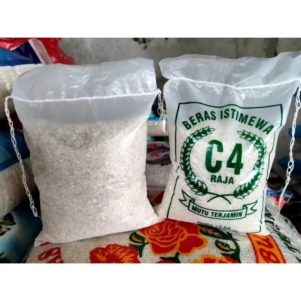 beras C4 raja 2,5kg medium super pulen mekar