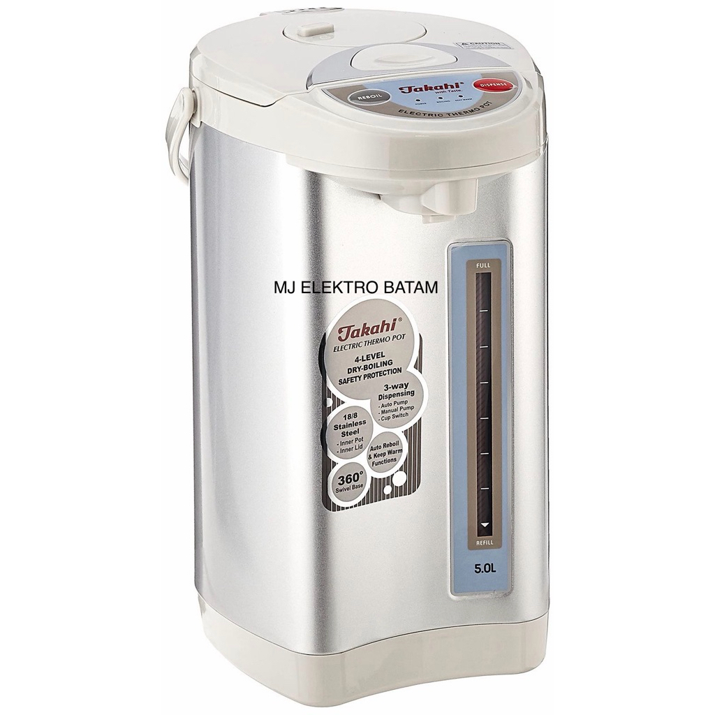 KOTA BATAM - TAKAHI termos listrik air panas 5 Liter airpor electric 800W
