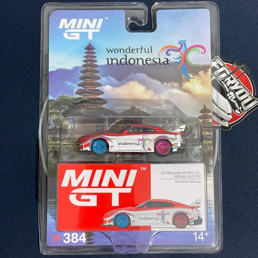 Mini GT Nissan GTR R35 LBWK Wonderful Indonesia