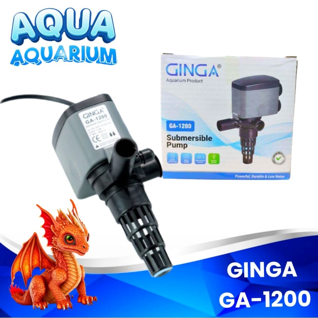 POMPA AQUARIUM GINGA GA - 1200 POWER HEAD AIR KENCANG