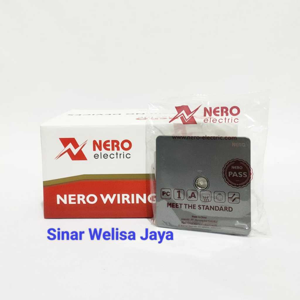 Nero Casa Socket TV 1 Gang X2TV-GR Grey