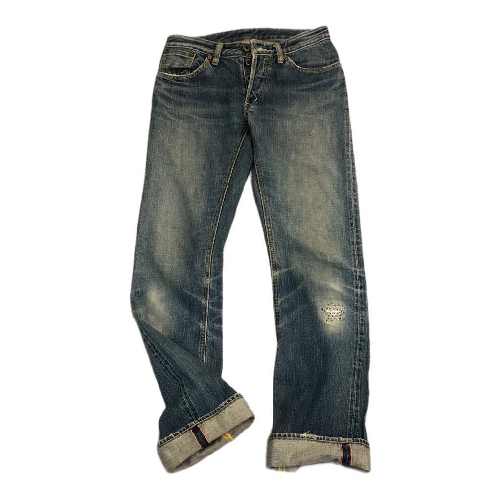 Japanese brand hiroshi kato selvedge flare jeans pants
