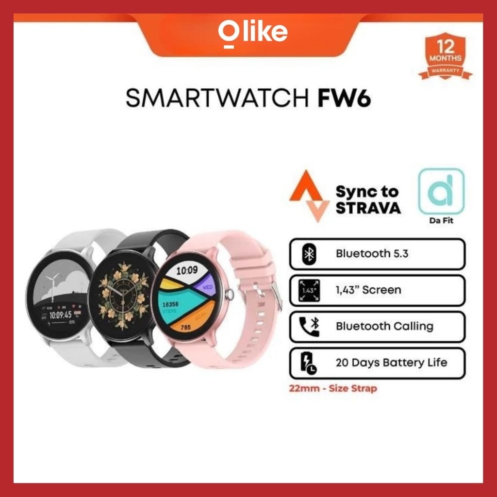 OLIKE FW6 SMART WATCH IP68