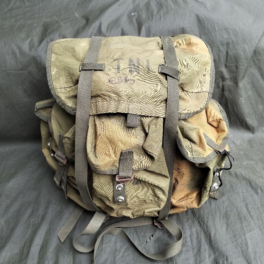 tas tentara amerika jadul us army rucksack ransel us army field pack eks seroja timtim tas perang vi