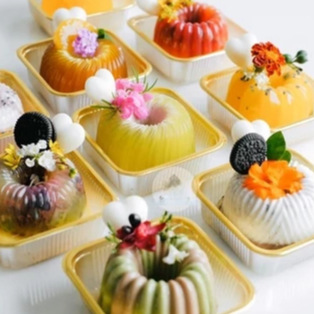 1 buah Kotak kue mika puding / kotak kue mochi puding / tray puding agar / mika kotak mooncake