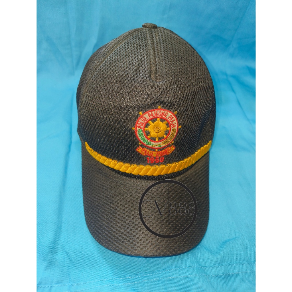 Topi Jaring POLPP List (Hitam) - Topi Jaring POLPP Gol II - Topi POLPP - Topi Pamong Praja Jaring Hi