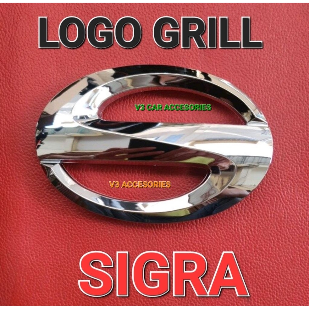 Emblem Logo Grill Depan SIGRA ( Sesuai Original Mobil )