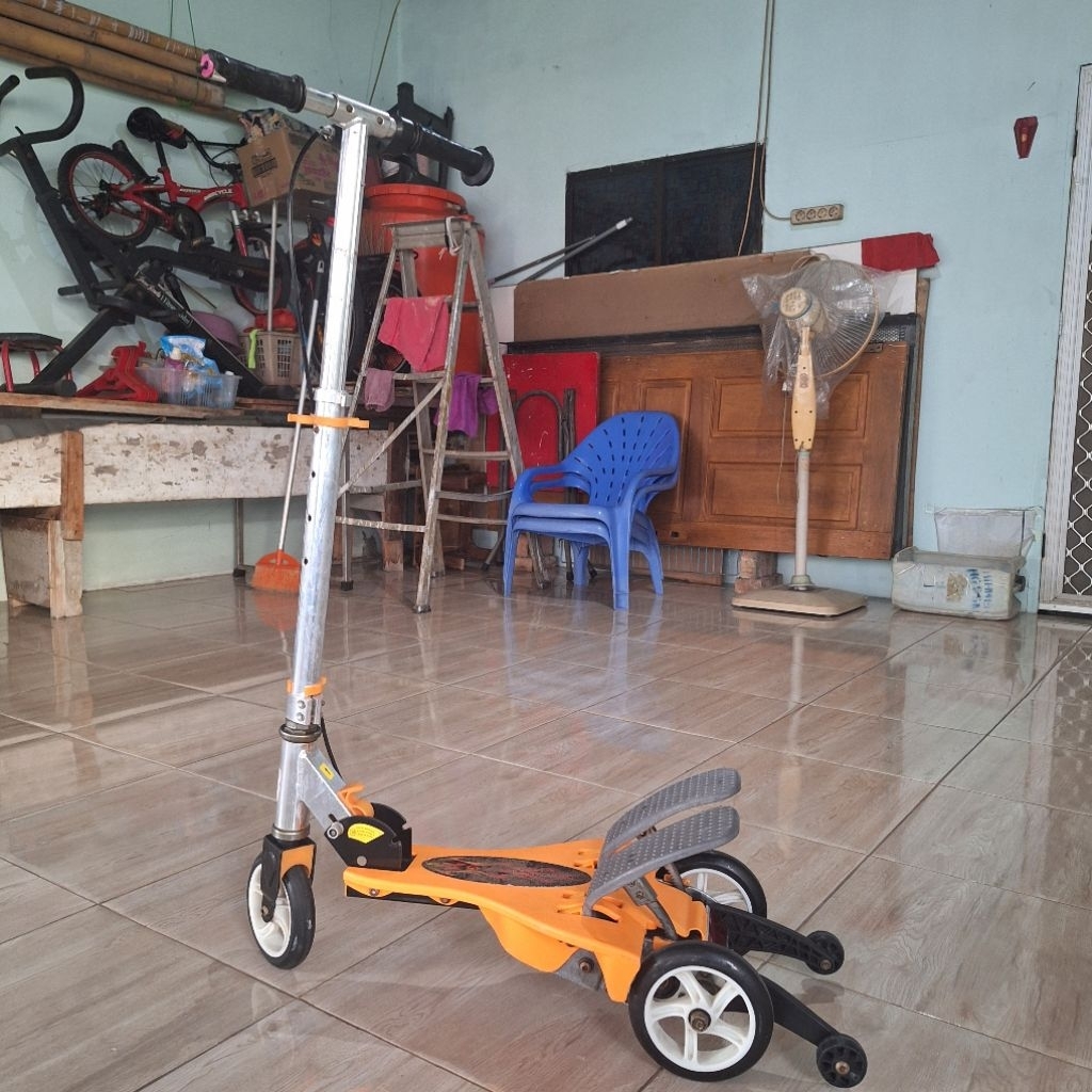 SKUTER GENJOT Second Easy Rider - SKUTER DUAL PEDAL Second - ALUMUNIUM SCOOTER DUAL PEDAL EASY RIDER