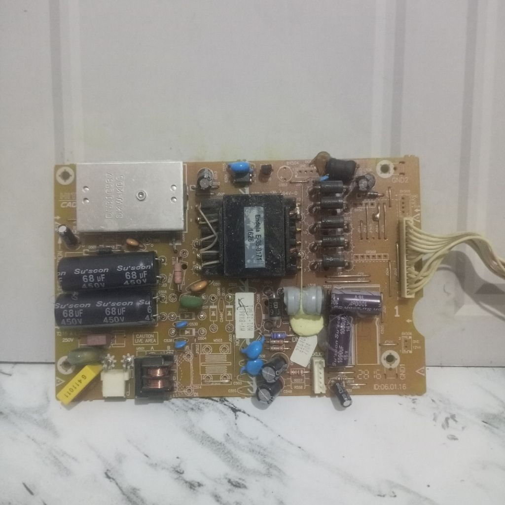 PSU Bekas Cabutan TV LED Polytron PLD32T700