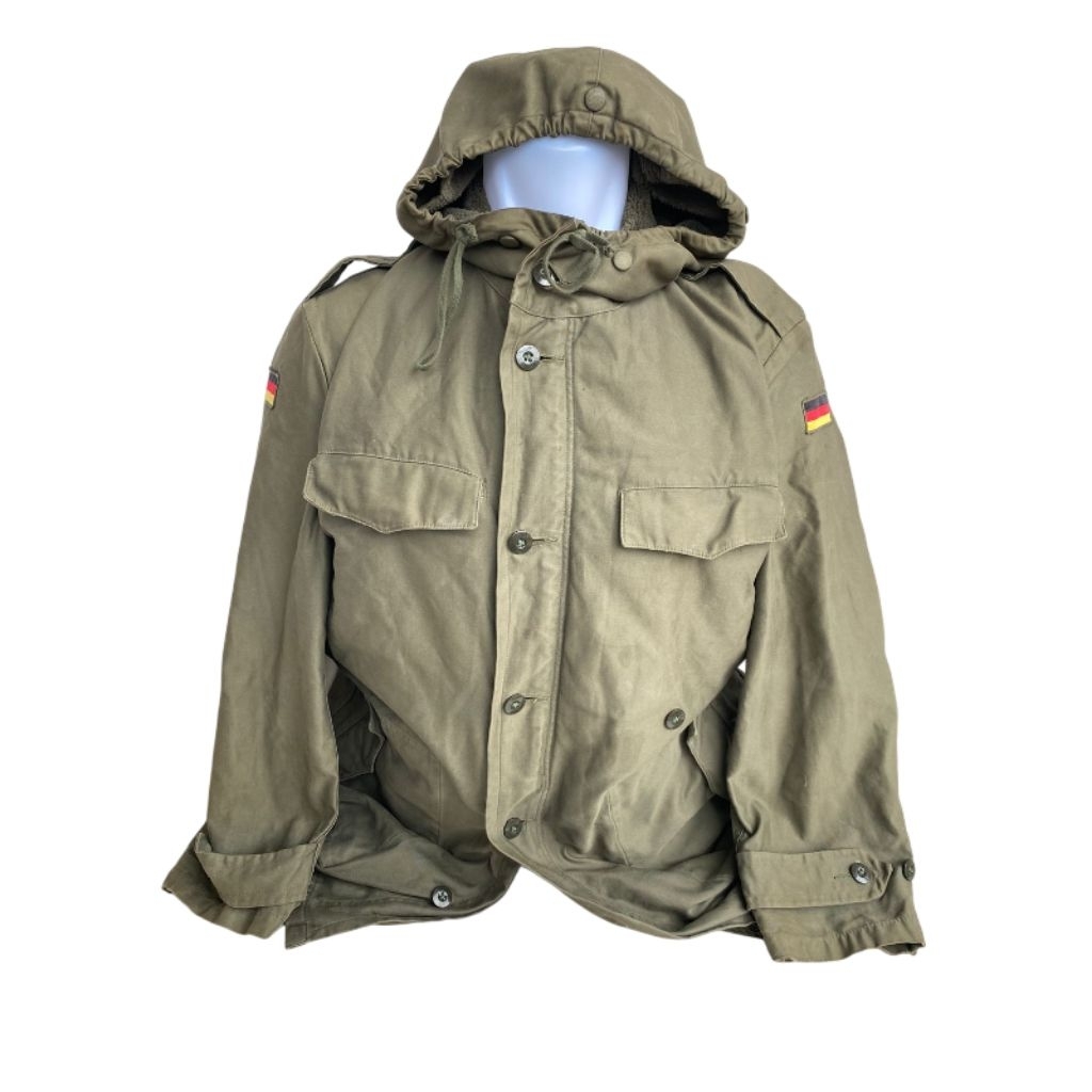 Coat Parka Moleskin ECWCS Olive Green Dengan Inner Bulu, Tentara Jerman Army (5)