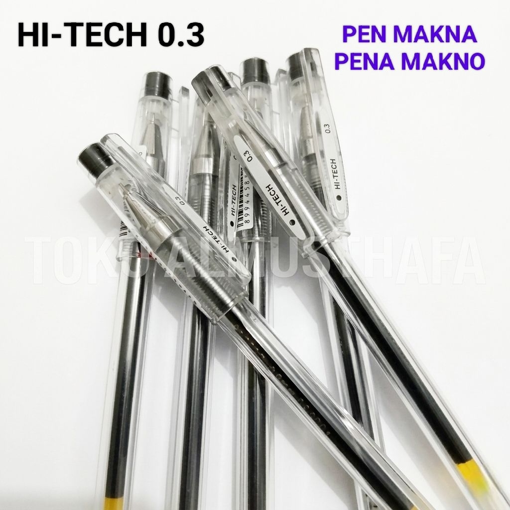 Pena HI-TECH 0.3 / pen HI-TECH 0.3/ pulpen makna Hi-tec 0.3 / hitec / hitek
