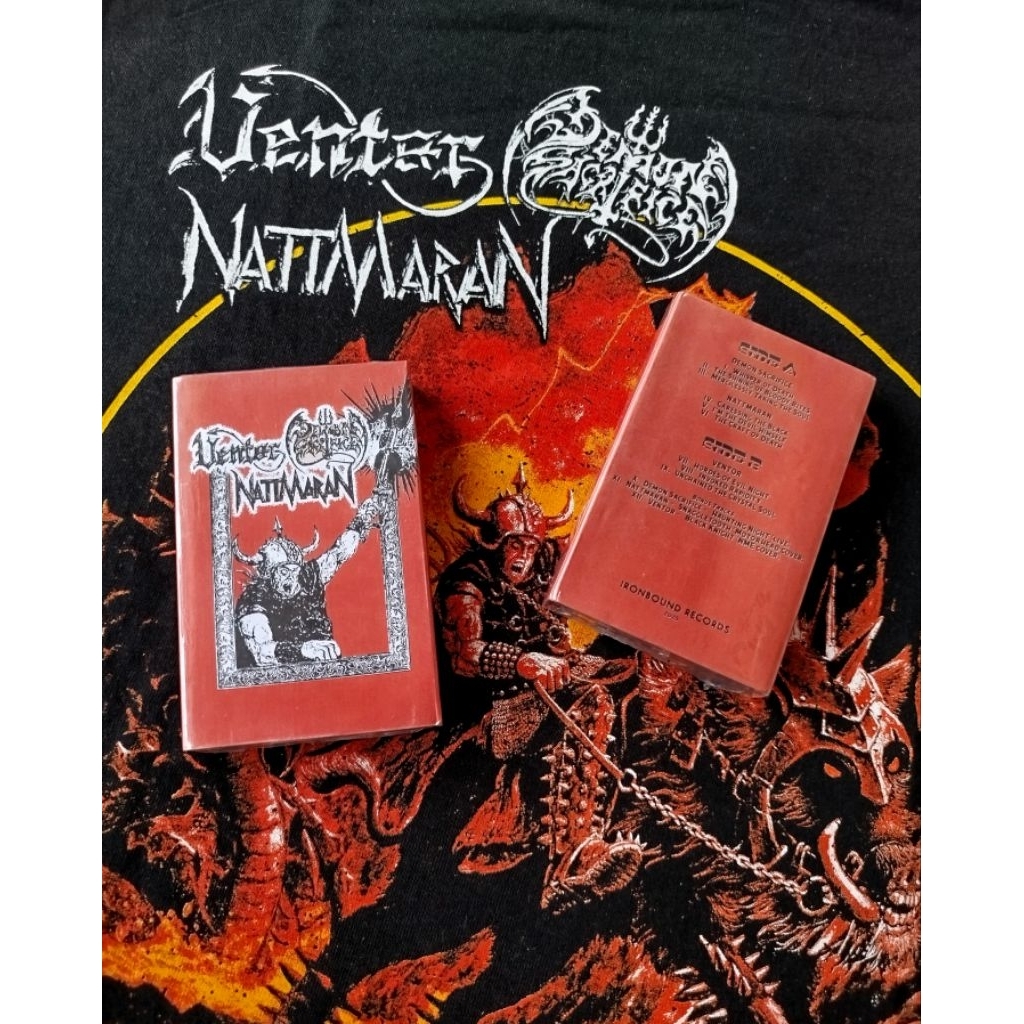 Kaset Faster than the Devil IV (split Ventor, Demon Sacrifice & Nattmaran)