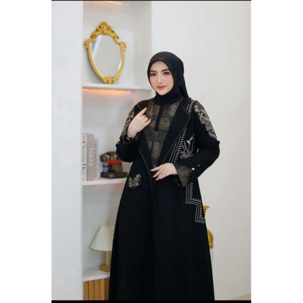 Abaya Turki Sultan Premium Series 03 Abaya Bordir Abaya Muslim wanita