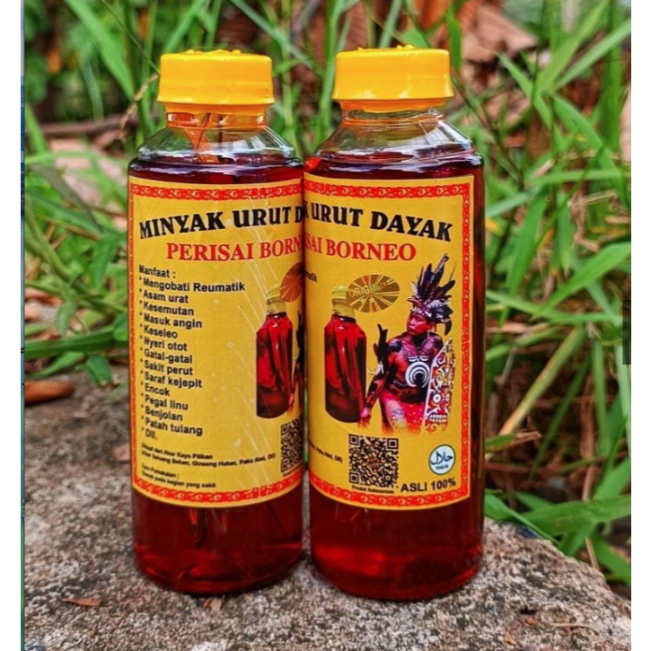 Minyak Urut Dayak Perisai Borneo 250 Ml Herbal