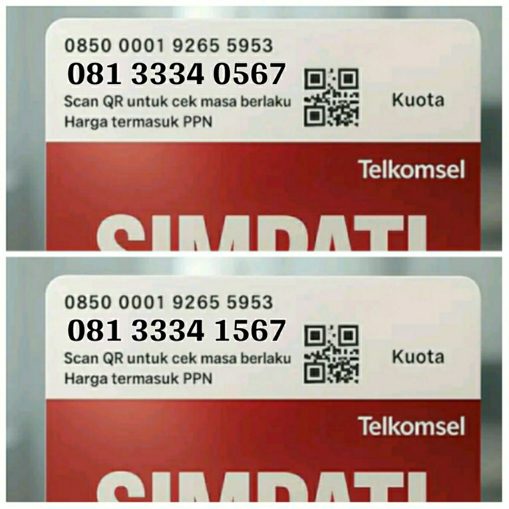 SIMPATI 11 DIGIT NOMOR CANTIK URUT NAIK 34567 3334 0567 1567