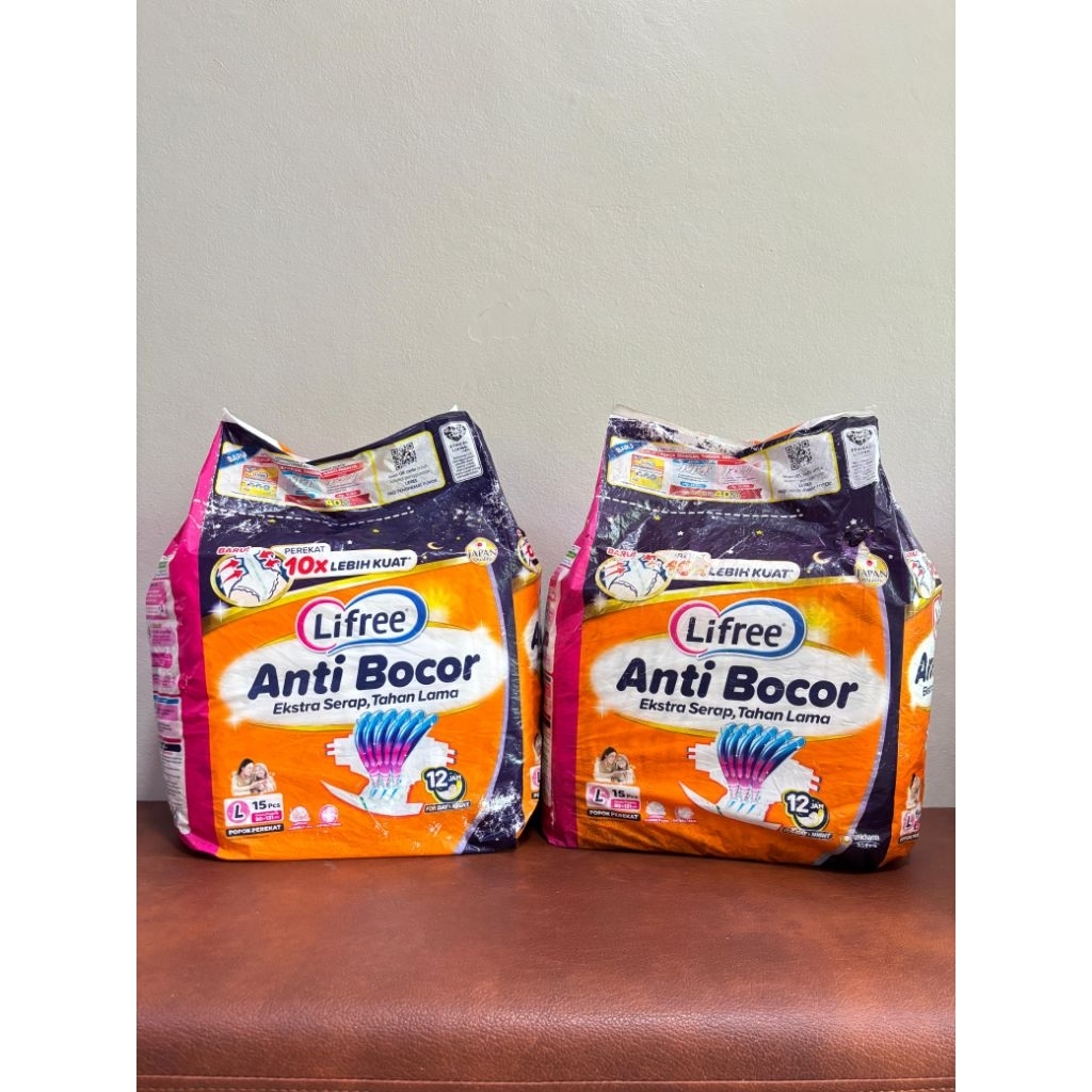 Lifree Popok Dewasa Perekat L15 Jumbo Rijek Kemasan Popok Dewasa Tipe Perekat L15