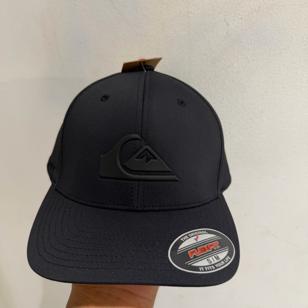 Topi Pria Quiksilver Flexfit Original Amped Up All Color New