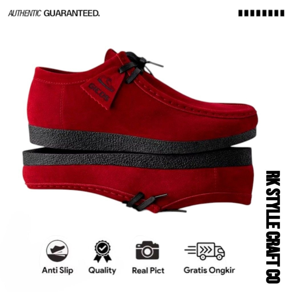 Sepatu Sneaker | Sepatu chadwik clark Kulit Swide | Sepatu Formal Casual | Pria Wanita | Unisex