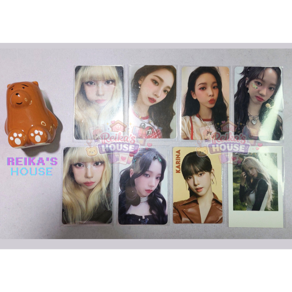 AESPA OFFICIAL PHOTOCARD KARINA ARMAGEDDON MY POWER VER KARINA CIMOL KARINA MY SYNK CONCERT AR KARIN