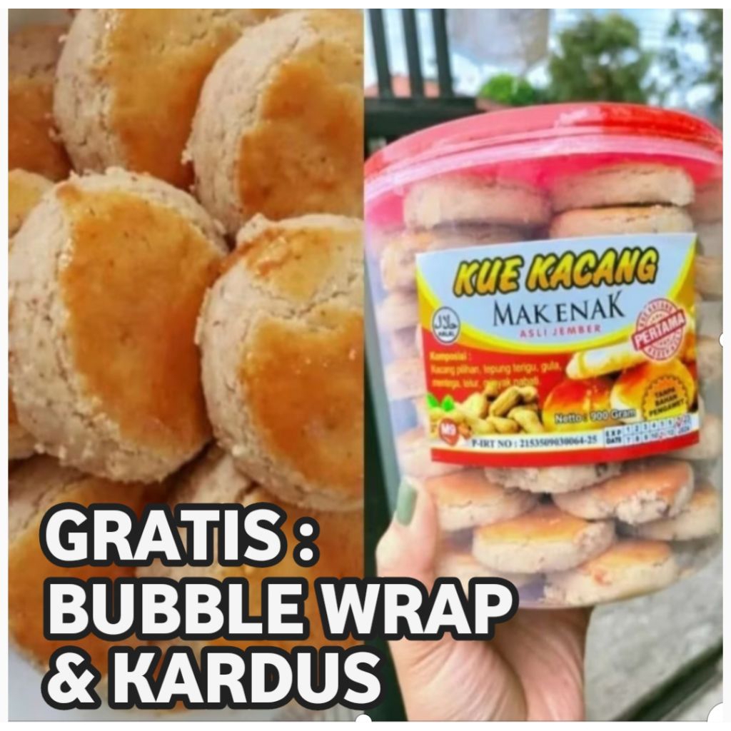 900 Gram KUE KACANG MAK ENAK / KUE KACANG / KUE KACANG MAK ENAK ASLI JEMBER / KUE KACANG ASLI JEMBER