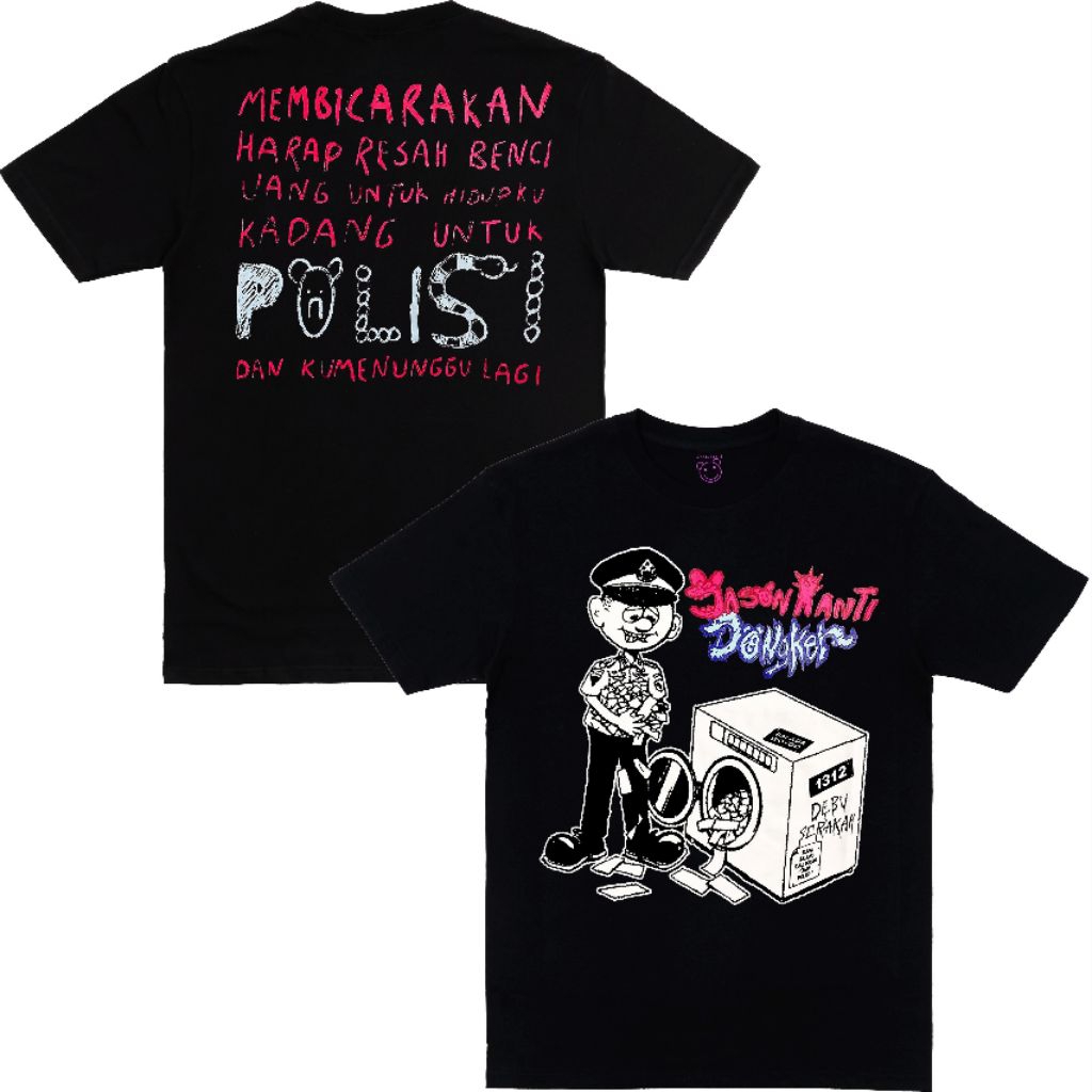 ￼Ts Jason Ranti X Dongker - Aku Bosan new merch + stiker