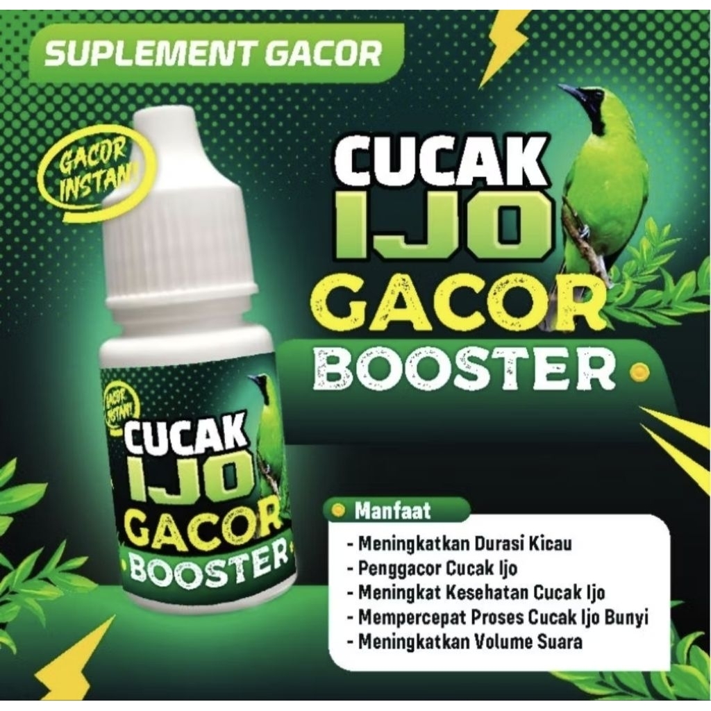 CUCAK IJO GACOR BOOSTER VITAMIN BURUNG CUCAK IJO JAMTROK SEPERTI RG JAMTROK METABOLISME BURUNG
