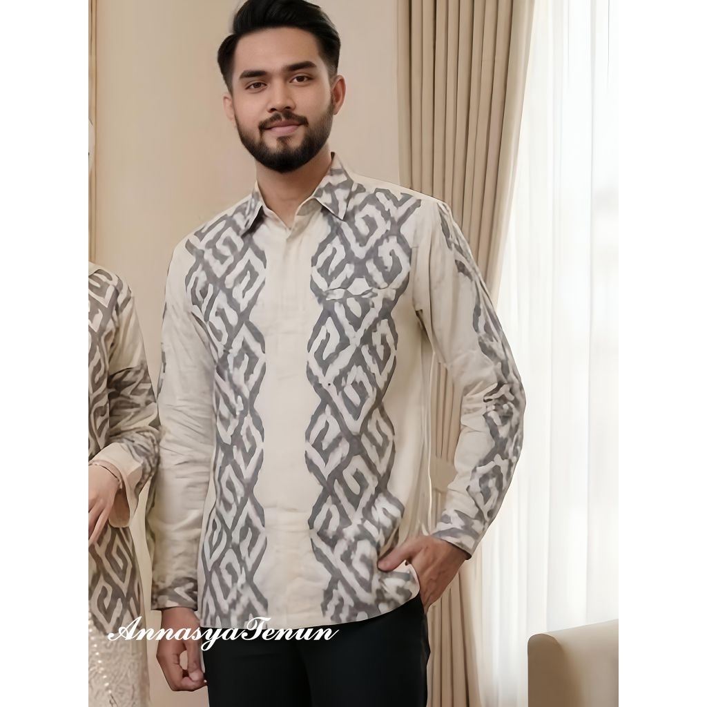 KEMEJA PRIA TENUN ASLI TROSO JEPARA-BAJU TENUN PRIA LENGAN PANJANG DAN PENDEK